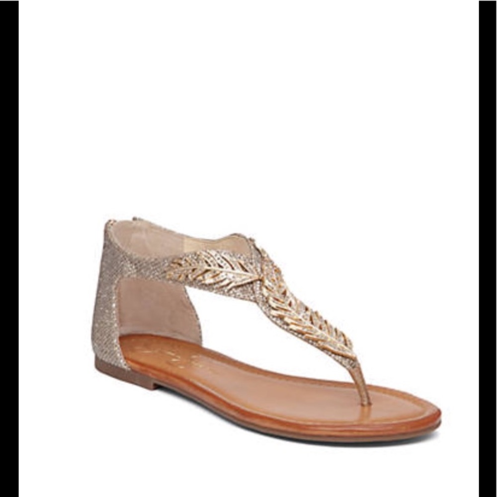 🆕JESSICA SIMPSON KALIE EMBELLISHED FEATHER(Sz 8.5